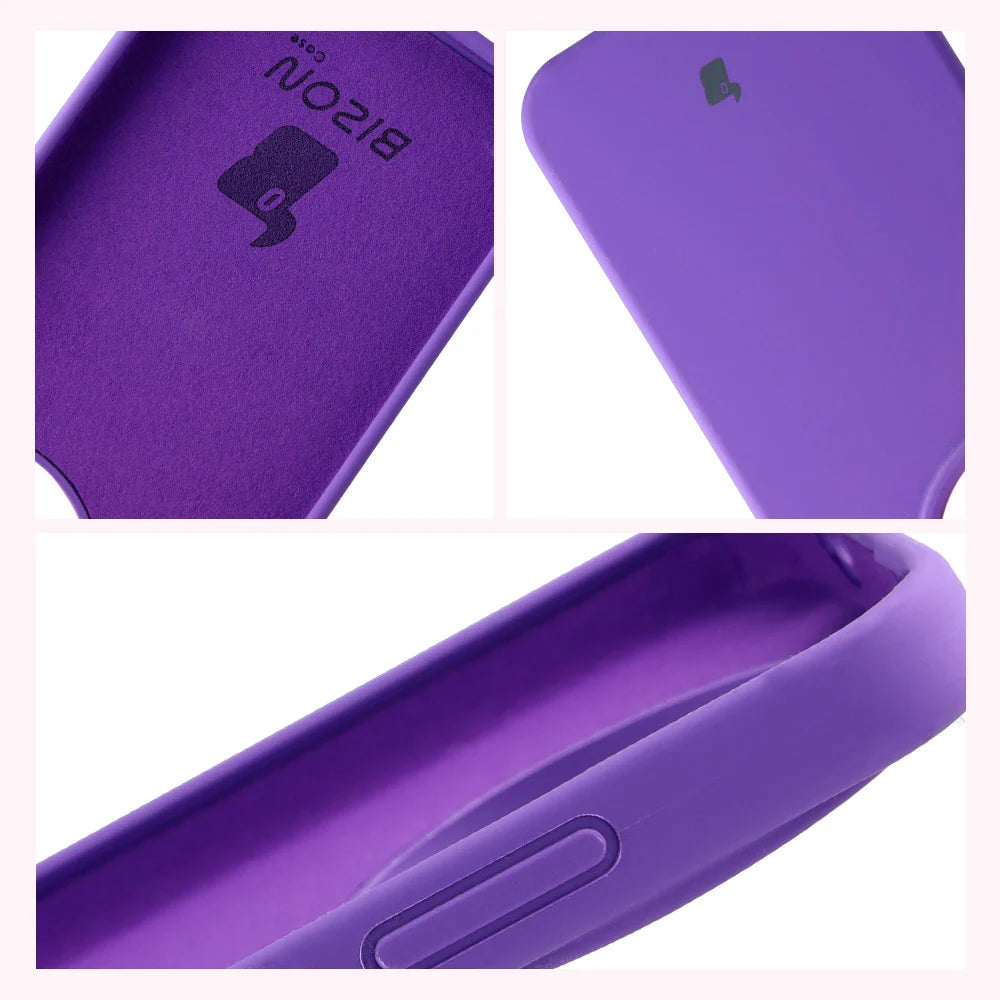 Silikon Handyhülle für Realme GT 8 Pro, Bizon Soft Case, Violett
