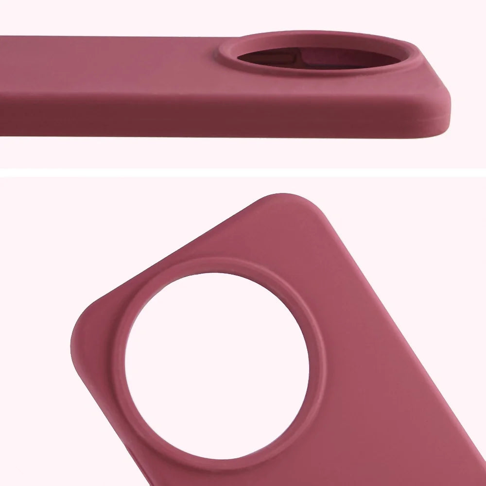 Silikon Handyhülle für Realme GT 8 Pro, Bizon Soft Case, Pflaumenfarbe