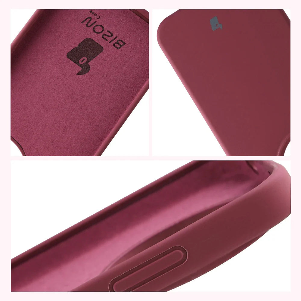 Silikon Handyhülle für Realme GT 8 Pro, Bizon Soft Case, Pflaumenfarbe
