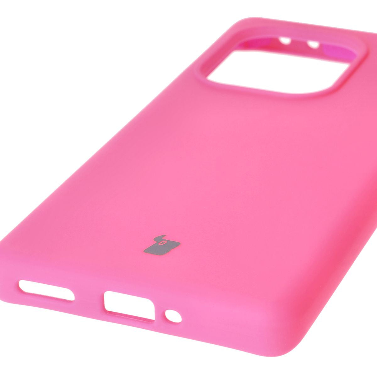 Silikon Handyhülle für Realme GT 6 / 6T / Neo 6 / Neo 6 SE, Bizon Soft Case, Neon-Pink