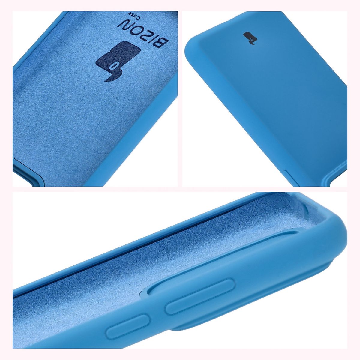 Silikon Handyhülle für Realme GT 7 Pro, Bizon Soft Case, Blau