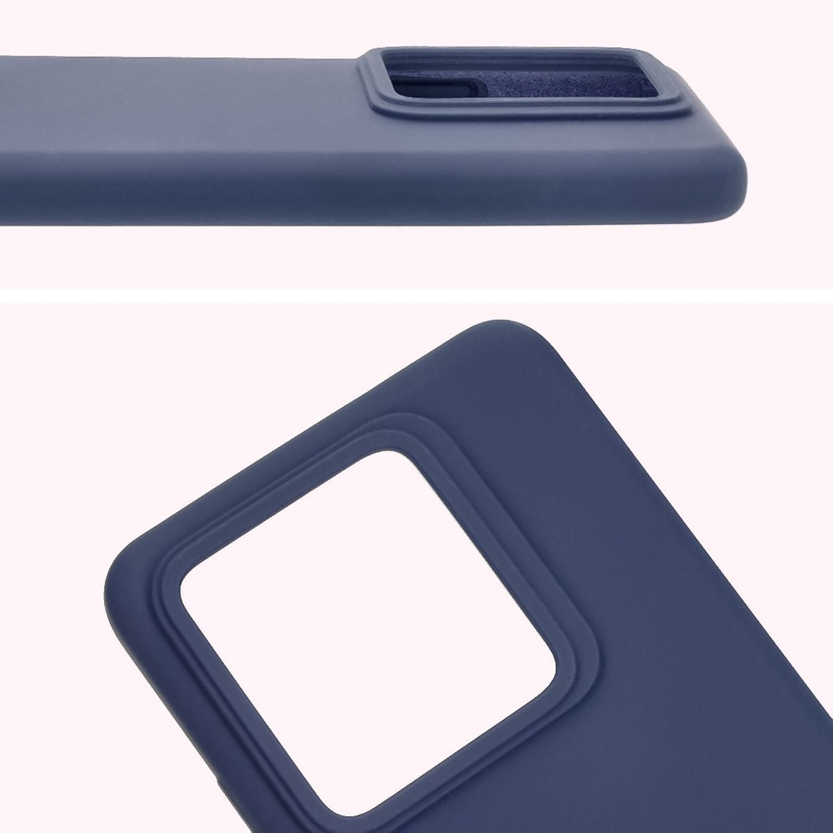 Silikon Handyhülle für Realme GT 7 Pro, Bizon Soft Case, Dunkelblau