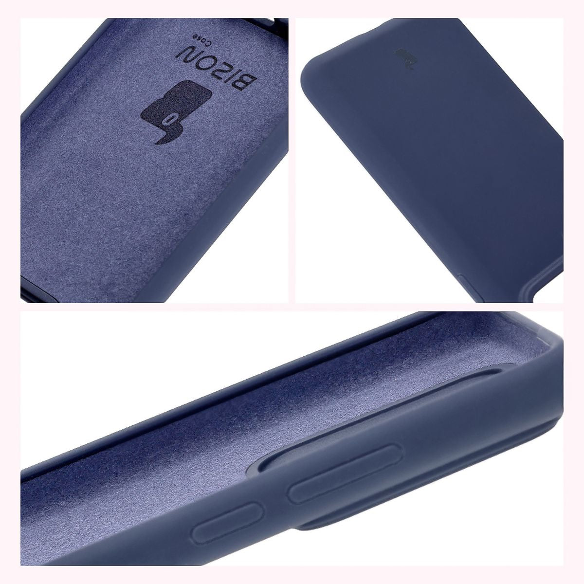 Silikon Handyhülle für Realme GT 7 Pro, Bizon Soft Case, Dunkelblau