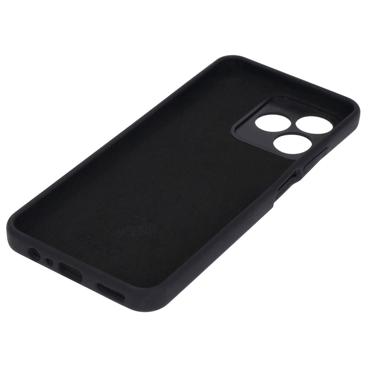 Silikon Handyhülle für Realme Note 50 / Realme C53 / C51, Bizon Soft Case, Schwarz