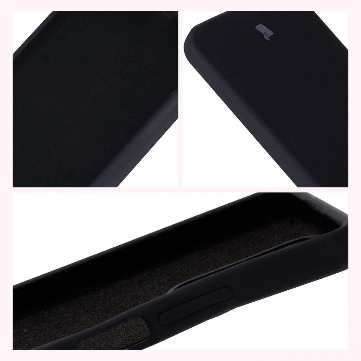 Silikon Handyhülle für Realme Note 50 / Realme C53 / C51, Bizon Soft Case, Schwarz