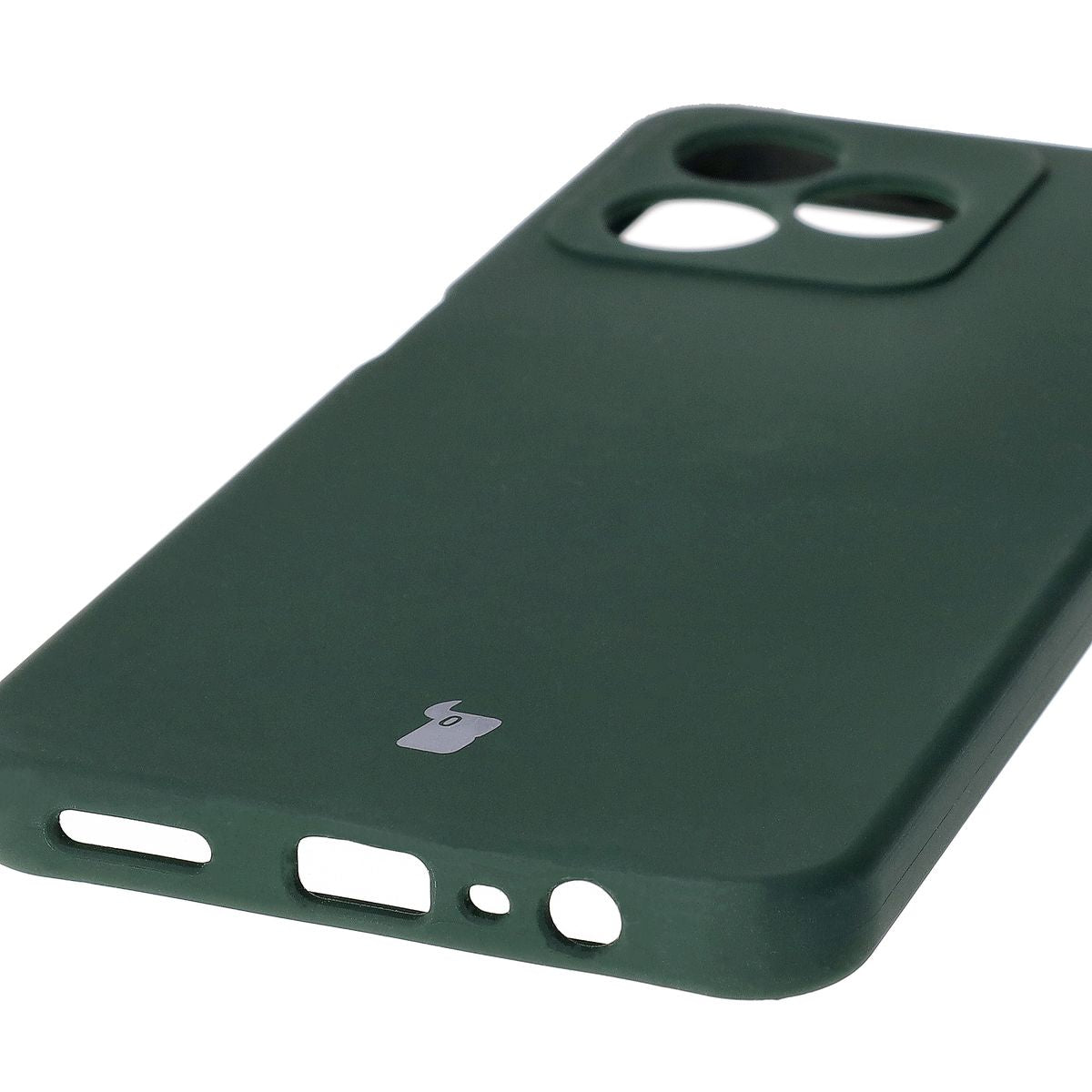 Silikon Handyhülle für Realme Note 50 / Realme C53 / C51, Bizon Soft Case, Dunkelgrün