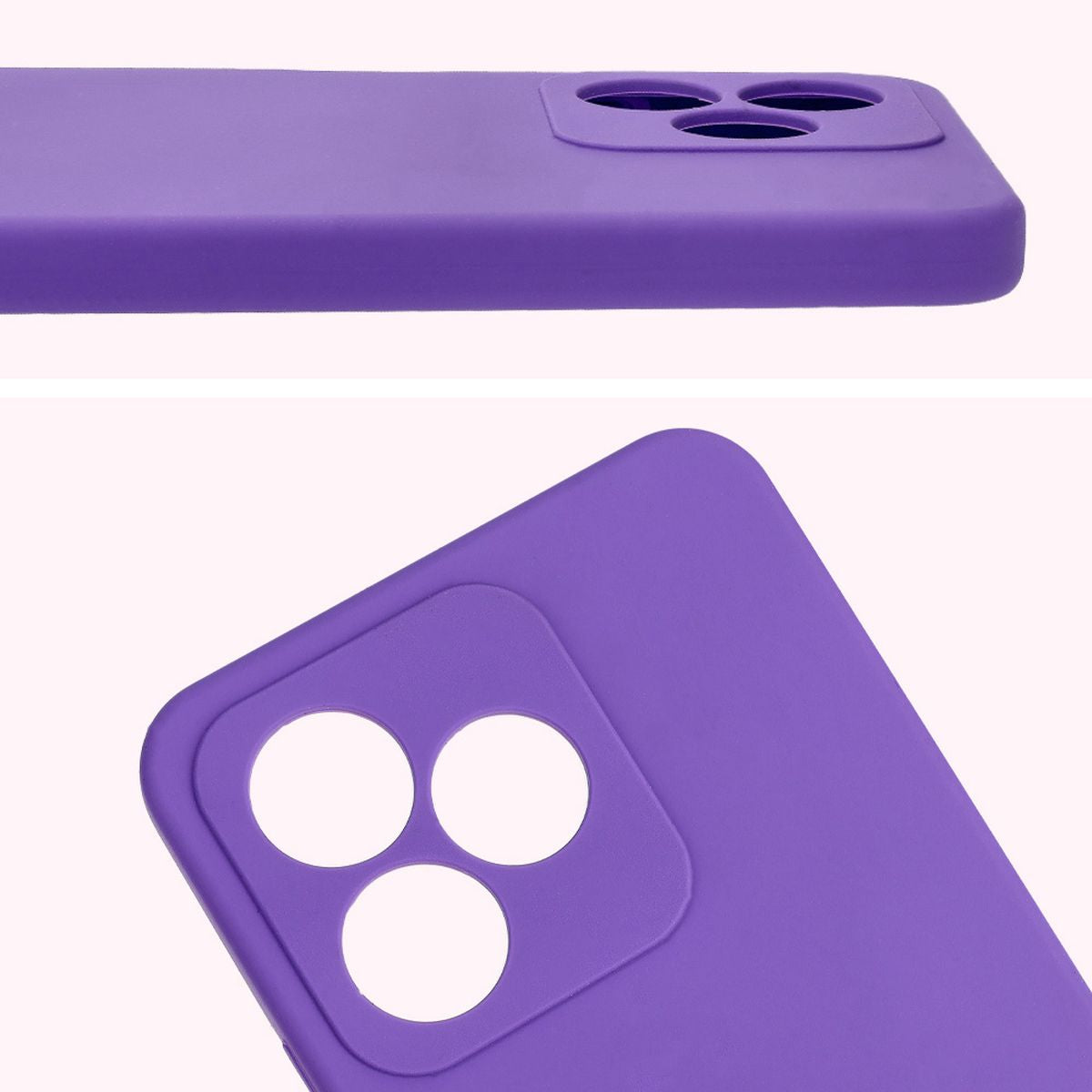 Silikon Handyhülle für Realme Note 50 / Realme C53 / C51, Bizon Soft Case, Violett