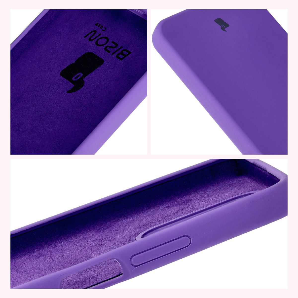 Silikon Handyhülle für Realme Note 50 / Realme C53 / C51, Bizon Soft Case, Violett