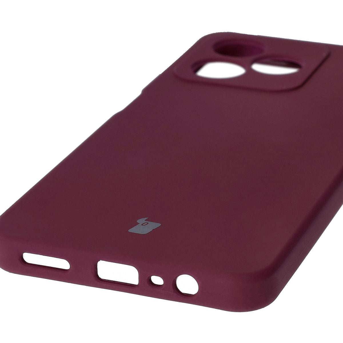 Silikon Handyhülle für Realme Note 50 / Realme C53 / C51, Bizon Soft Case, Pflaumenfarbe