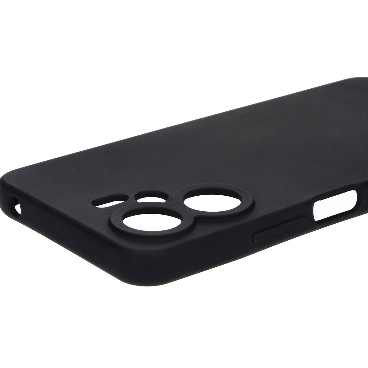 Silikon Handyhülle für Xiaomi Redmi 13C 4G / Xiaomi Redmi 13C 5G / Xiaomi Poco C65, Bizon Soft Case, Schwarz