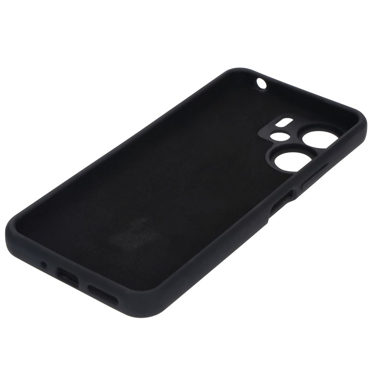 Silikon Handyhülle für Xiaomi Redmi 13C 4G / Xiaomi Redmi 13C 5G / Xiaomi Poco C65, Bizon Soft Case, Schwarz
