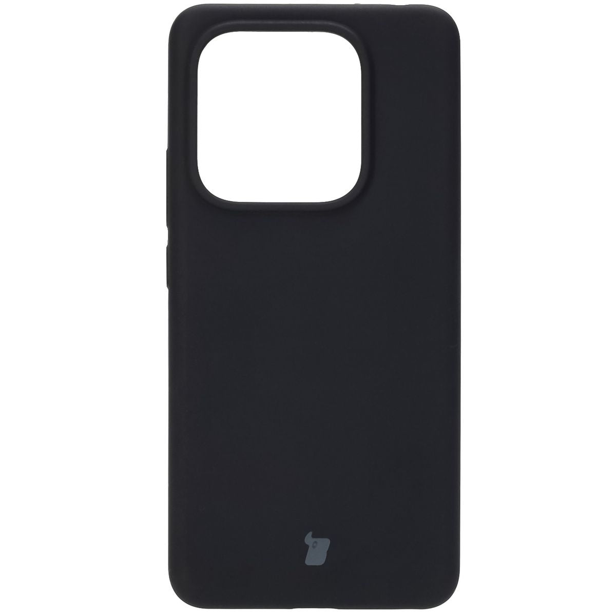 Silikon Handyhülle für Xiaomi Redmi Note 14 5G, Bizon Soft Case, Schwarz