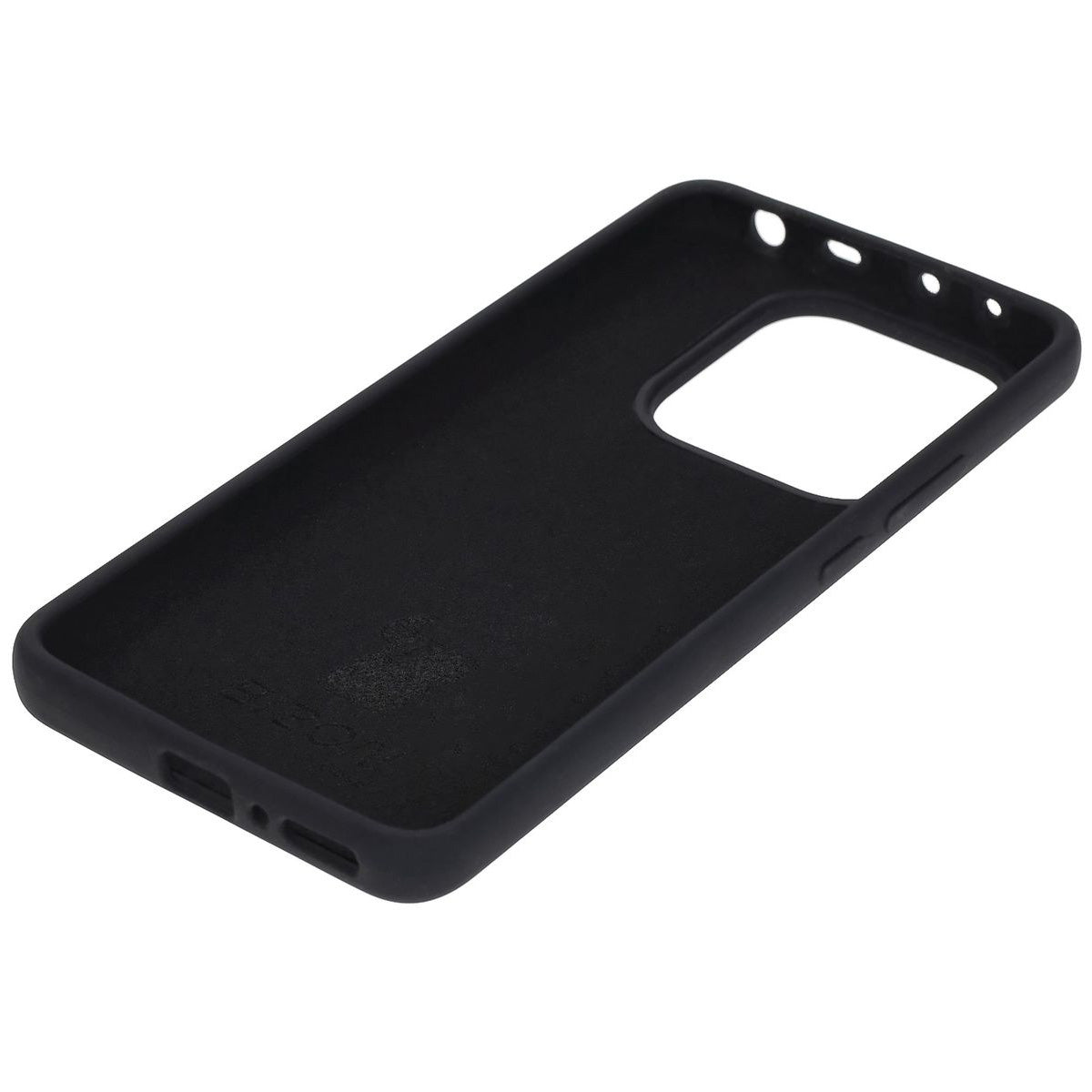 Silikon Handyhülle für Xiaomi Redmi Note 14 5G, Bizon Soft Case, Schwarz
