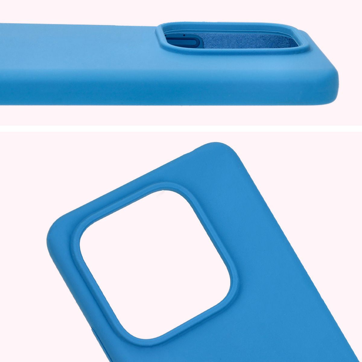 Silikon Handyhülle für Xiaomi Redmi Note 14 5G, Bizon Soft Case, Blau