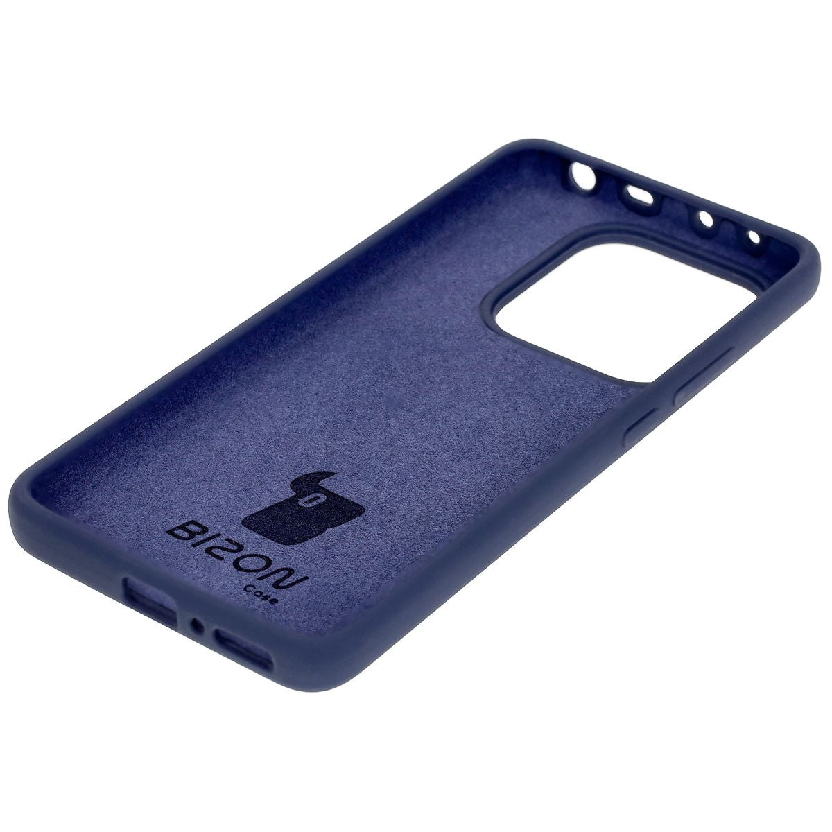 Silikon Handyhülle für Xiaomi Redmi Note 14 5G, Bizon Soft Case, Dunkelblau