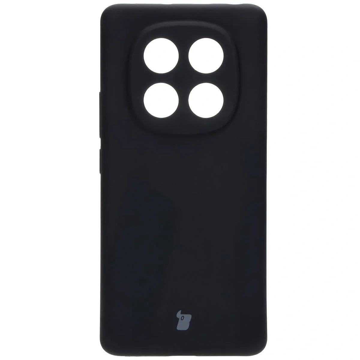 Silikon Handyhülle für Xiaomi Redmi Note 14 Pro 4G, Bizon Soft Case, Schwarz