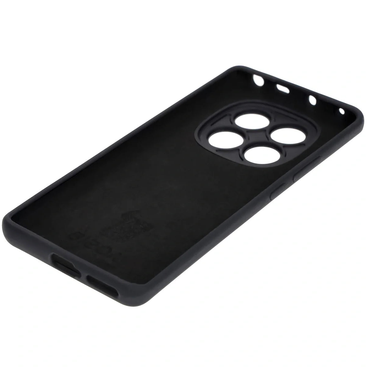 Silikon Handyhülle für Xiaomi Redmi Note 14 Pro 4G, Bizon Soft Case, Schwarz