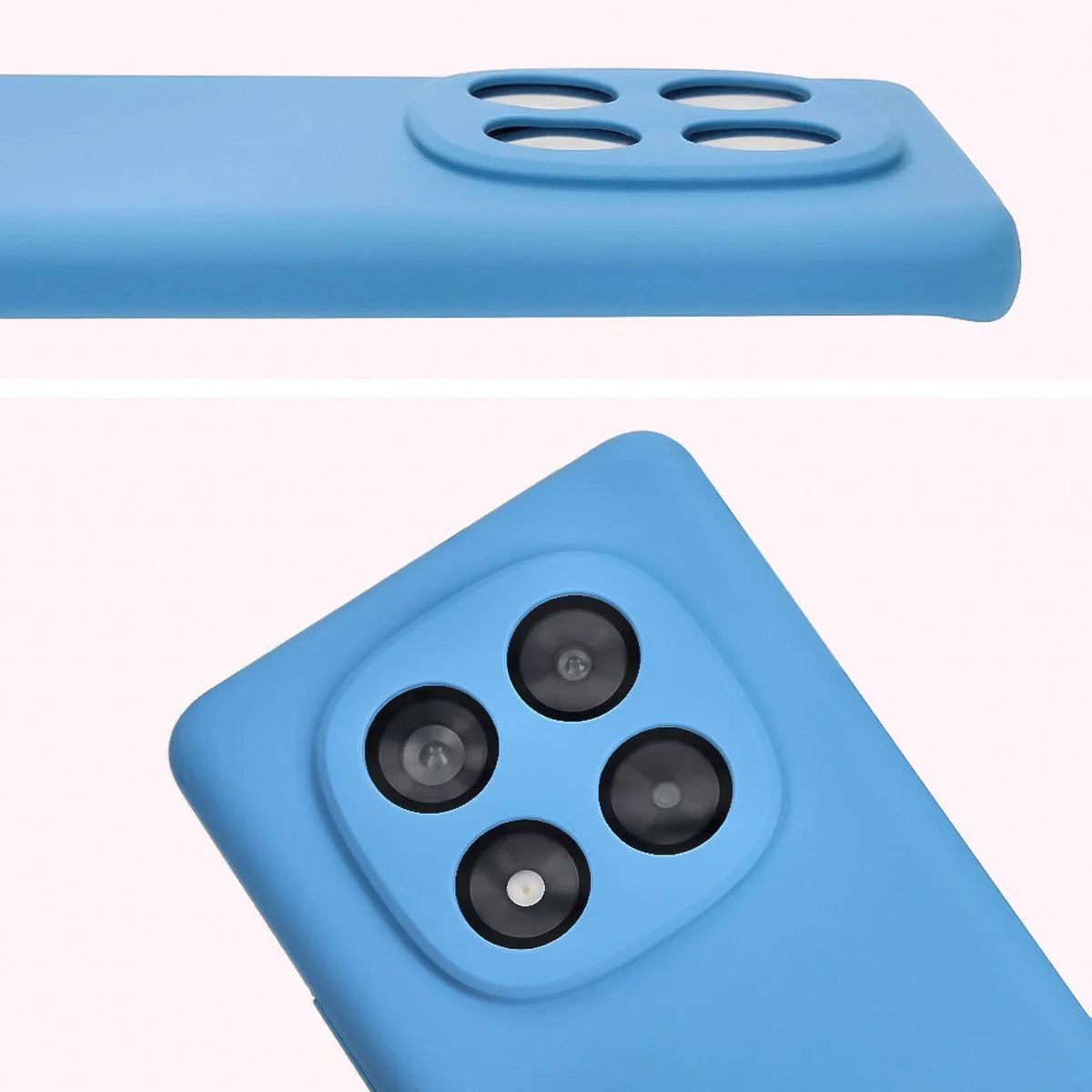 Silikon Handyhülle für Xiaomi Redmi Note 14 Pro 4G, Bizon Soft Case, Blau