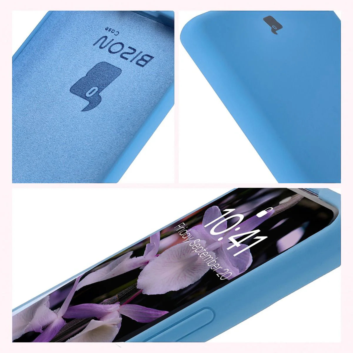 Silikon Handyhülle für Xiaomi Redmi Note 14 Pro 4G, Bizon Soft Case, Blau