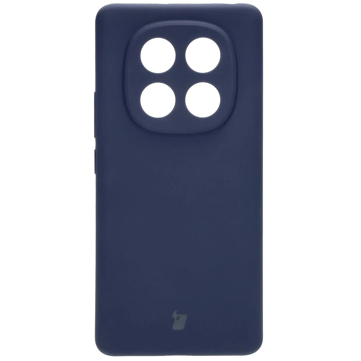Silikon Handyhülle für Xiaomi Redmi Note 14 Pro 4G, Bizon Soft Case, Dunkelblau