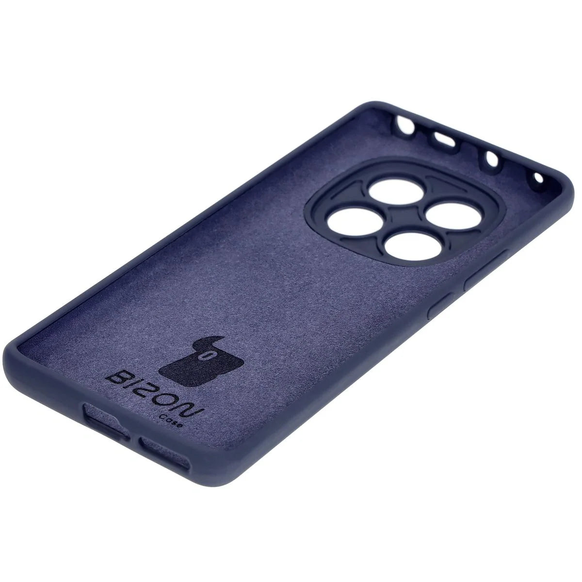 Silikon Handyhülle für Xiaomi Redmi Note 14 Pro 4G, Bizon Soft Case, Dunkelblau