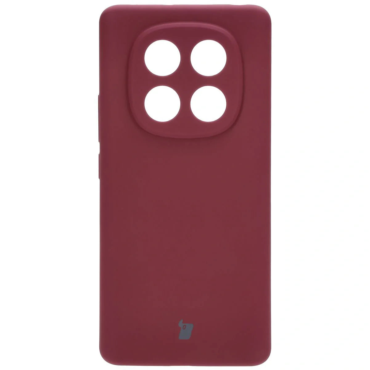 Silikon Handyhülle für Xiaomi Redmi Note 14 Pro 4G, Bizon Soft Case, Pflaumenfarbe