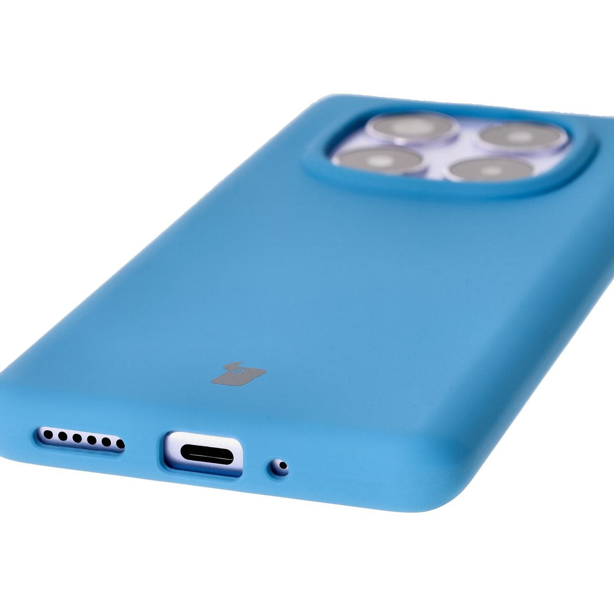 Silikon Handyhülle für Xiaomi Redmi Note 14 Pro 5G / Poco X7, Bizon Soft Case, Blau