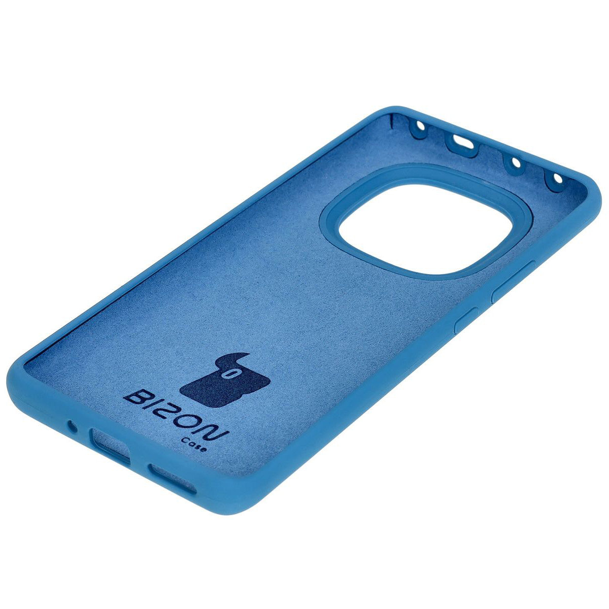 Silikon Handyhülle für Xiaomi Redmi Note 14 Pro 5G / Poco X7, Bizon Soft Case, Blau