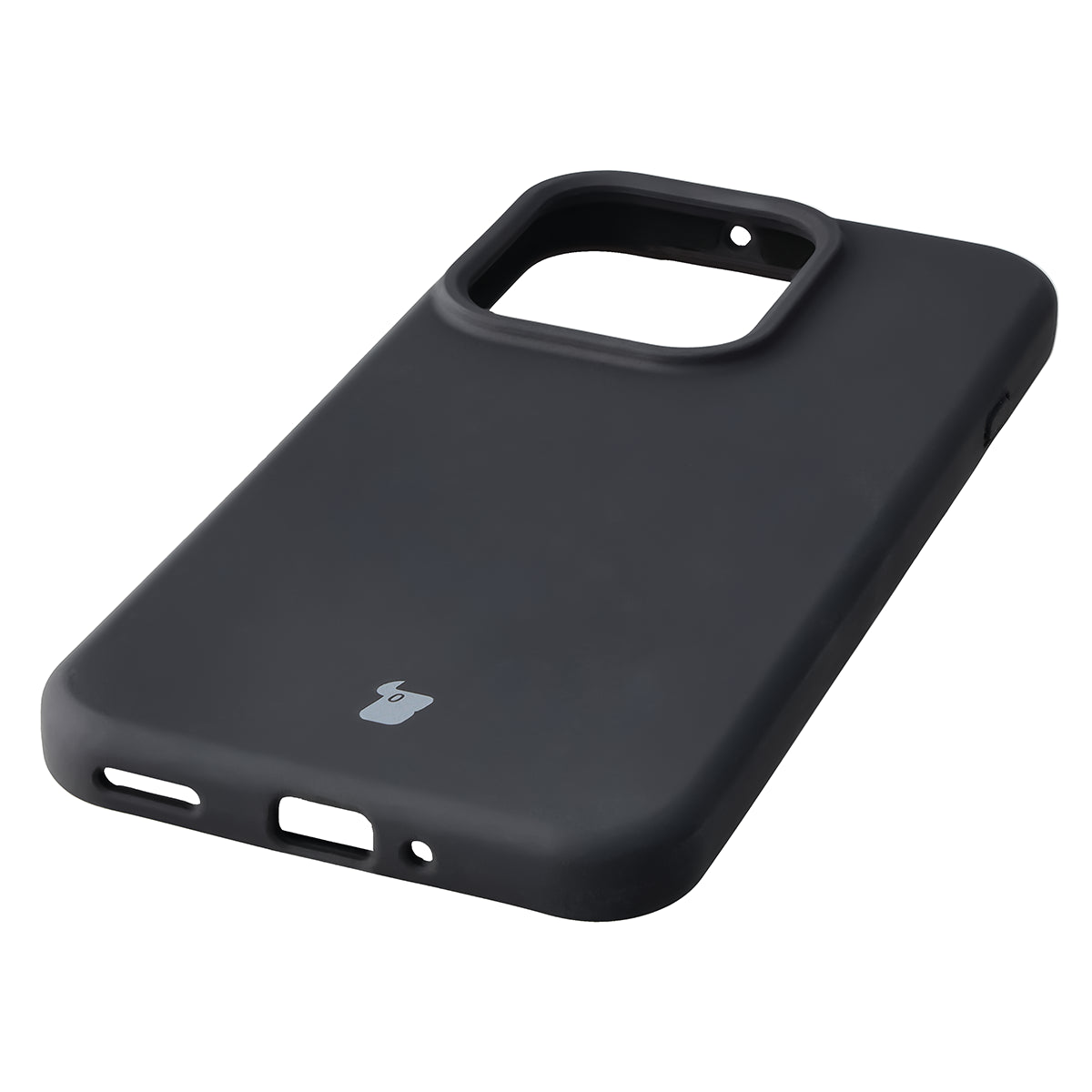 Silikon Handyhülle für Oppo Reno16 F / Reno16 FS, Bizon Soft Case, Schwarz (3/7)