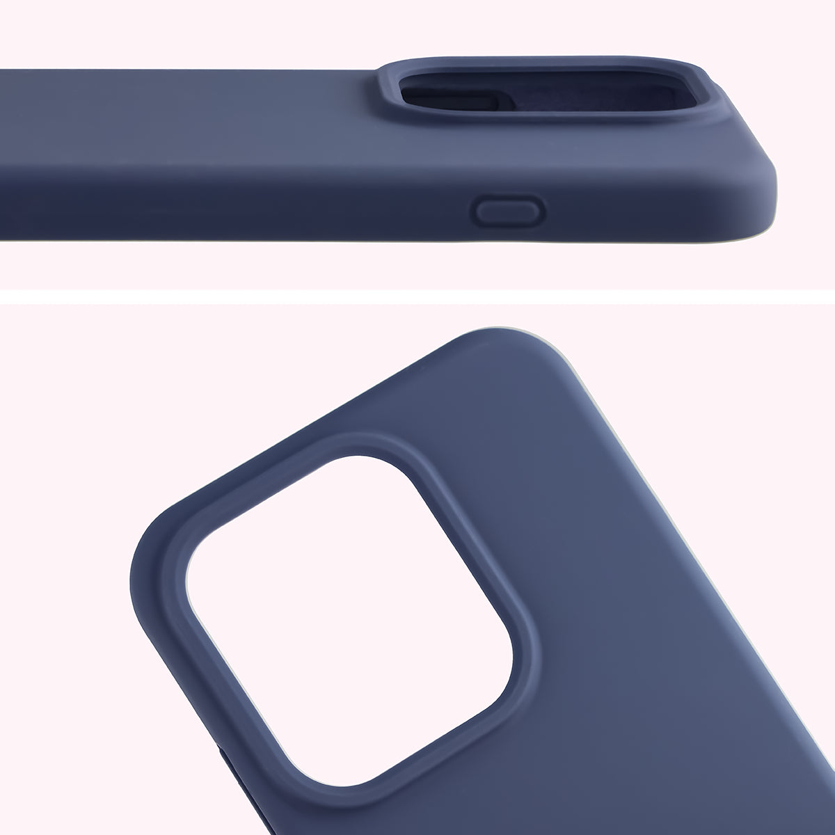 Silikon Handyhülle für Oppo Reno16 F / Reno16 FS, Bizon Soft Case, Dunkelblau (5/7)