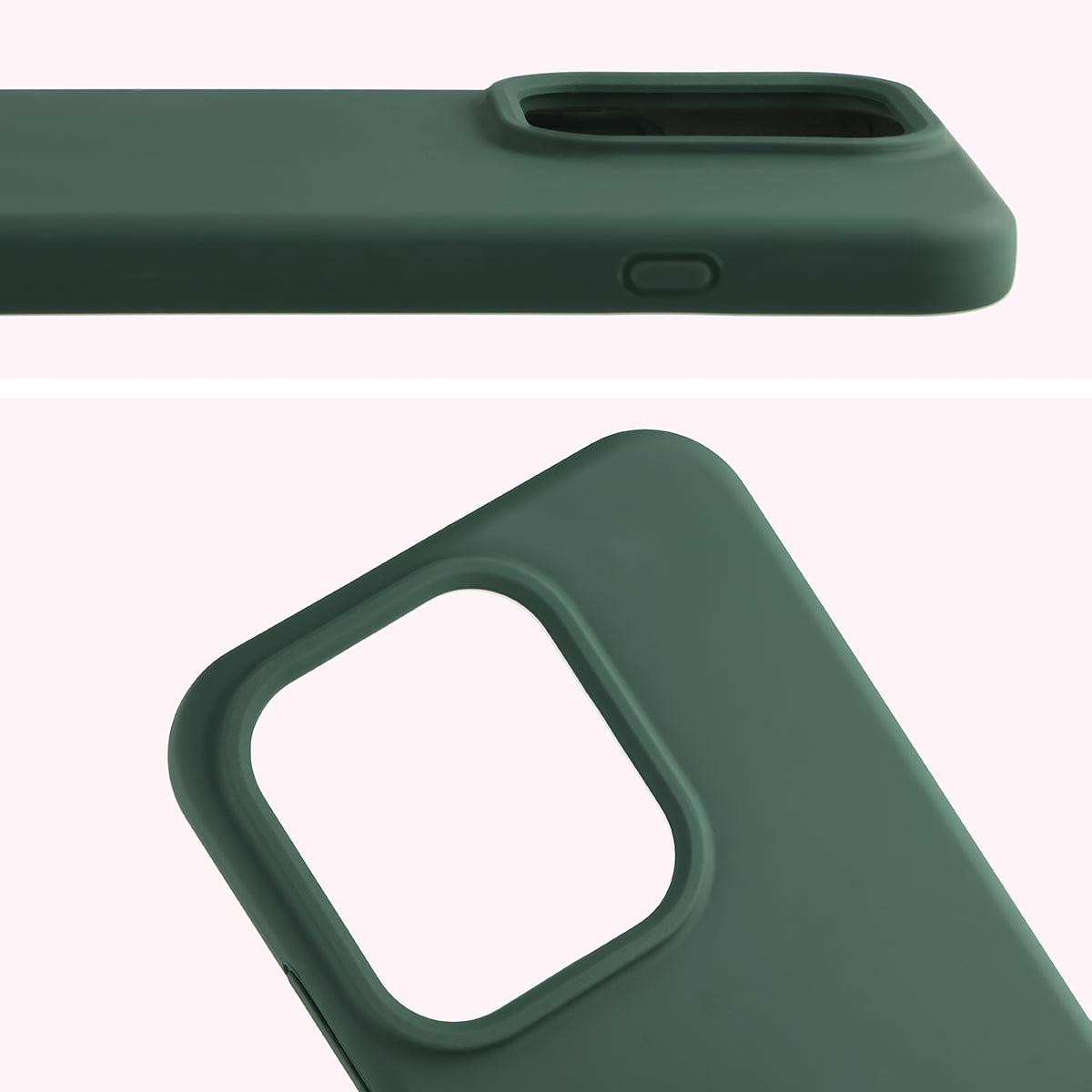 Silikon Handyhülle für Oppo Reno16 F / Reno16 FS, Bizon Soft Case, Dunkelgrün (5/7)