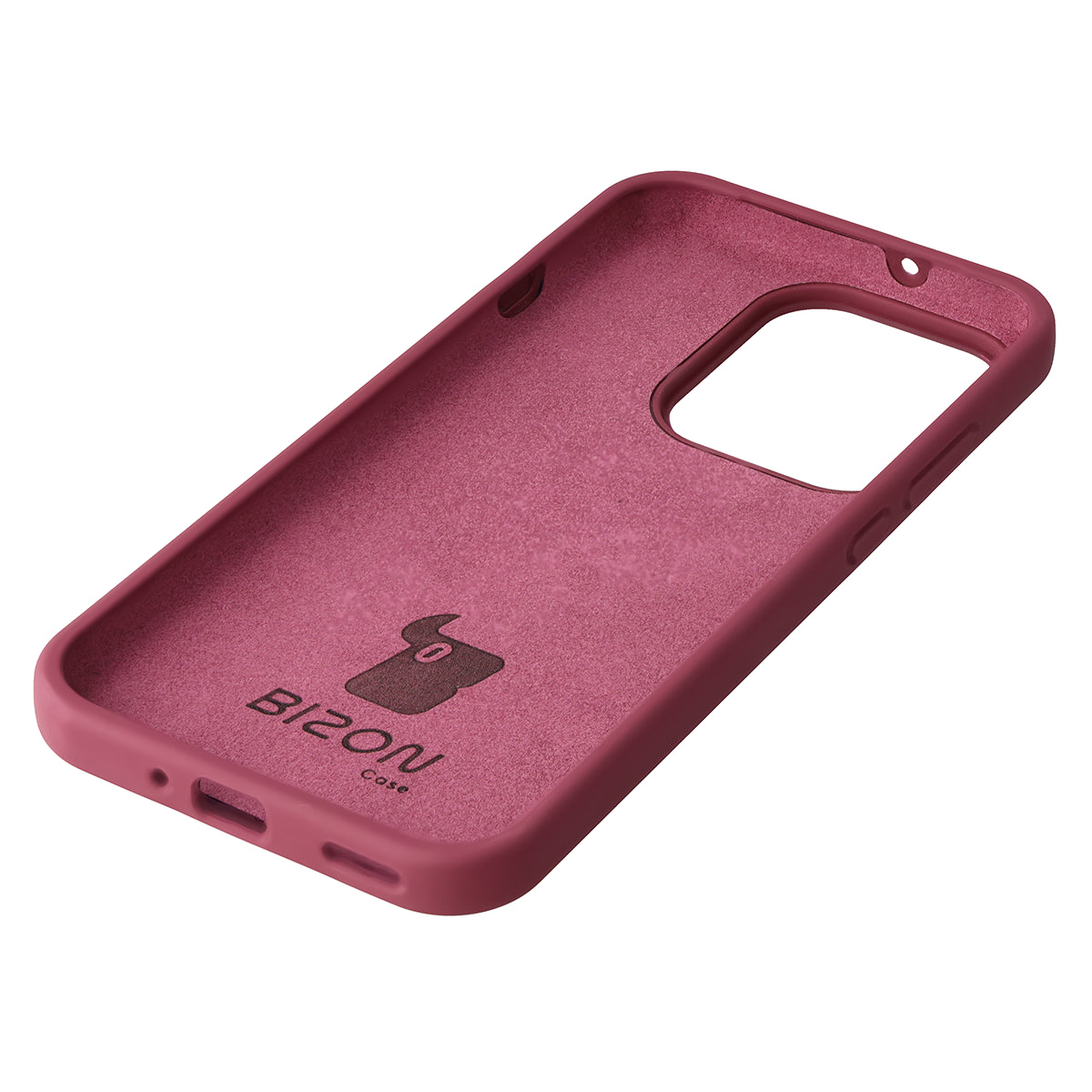 Silikon Handyhülle für Oppo Reno16 F / Reno16 FS, Bizon Soft Case, Pflaumenfarbe (4/7)