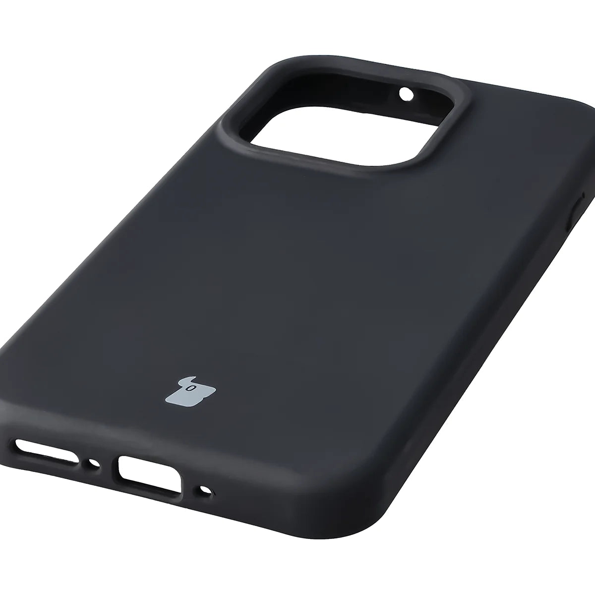 Silikon Handyhülle für Oppo Reno16 / Reno16 Pro 5G, Bizon Soft Case, Schwarz