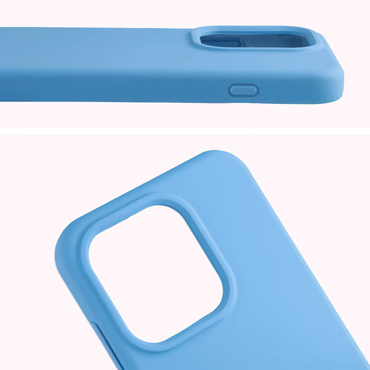 Silikon Handyhülle für Oppo Reno16 / Reno16 Pro 5G, Bizon Soft Case, Blau