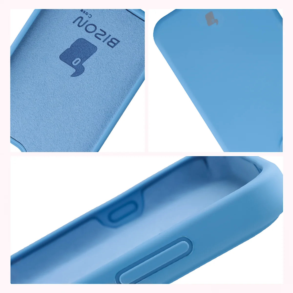 Silikon Handyhülle für Oppo Reno16 / Reno16 Pro 5G, Bizon Soft Case, Blau