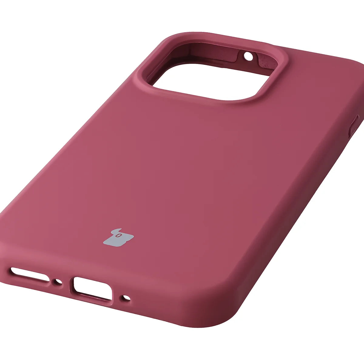 Silikon Handyhülle für Oppo Reno16 / Reno16 Pro 5G, Bizon Soft Case, Pflaumenfarbe