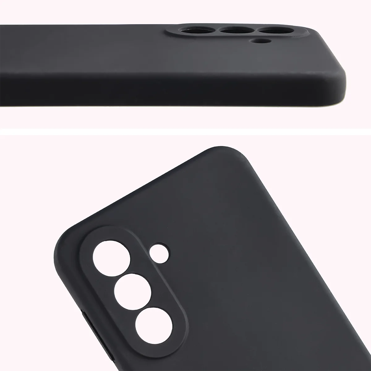 Silikon Handyhülle für Galaxy A27 5G, Bizon Soft Case, Schwarz