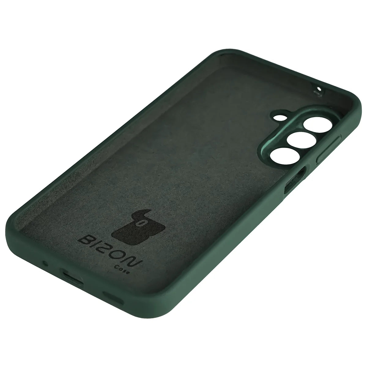 Silikon Handyhülle für Galaxy A27 5G, Bizon Soft Case, Dunkelgrün