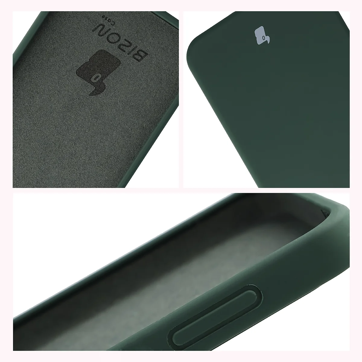Silikon Handyhülle für Galaxy A27 5G, Bizon Soft Case, Dunkelgrün
