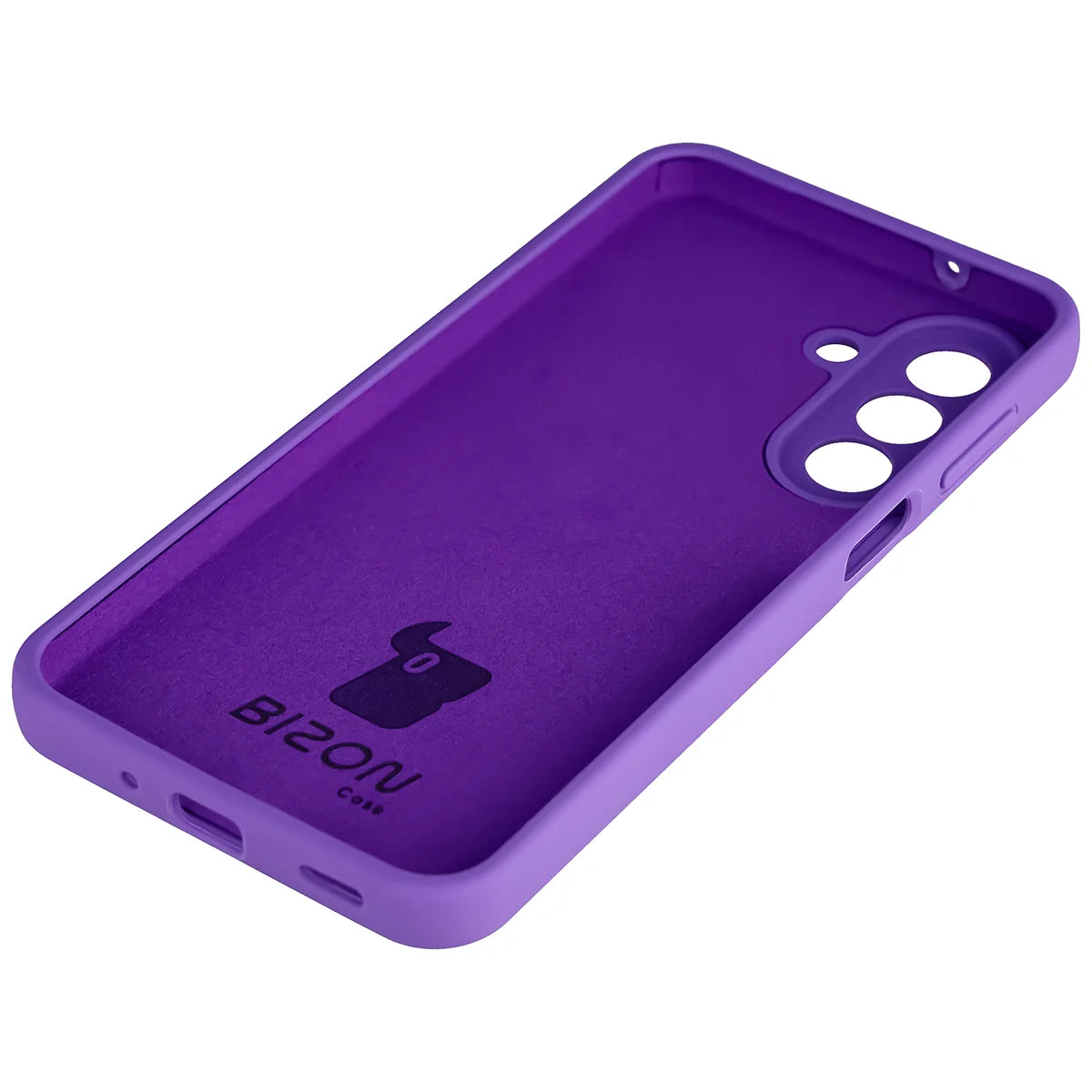 Silikon Handyhülle für Galaxy A27 5G, Bizon Soft Case, Violett