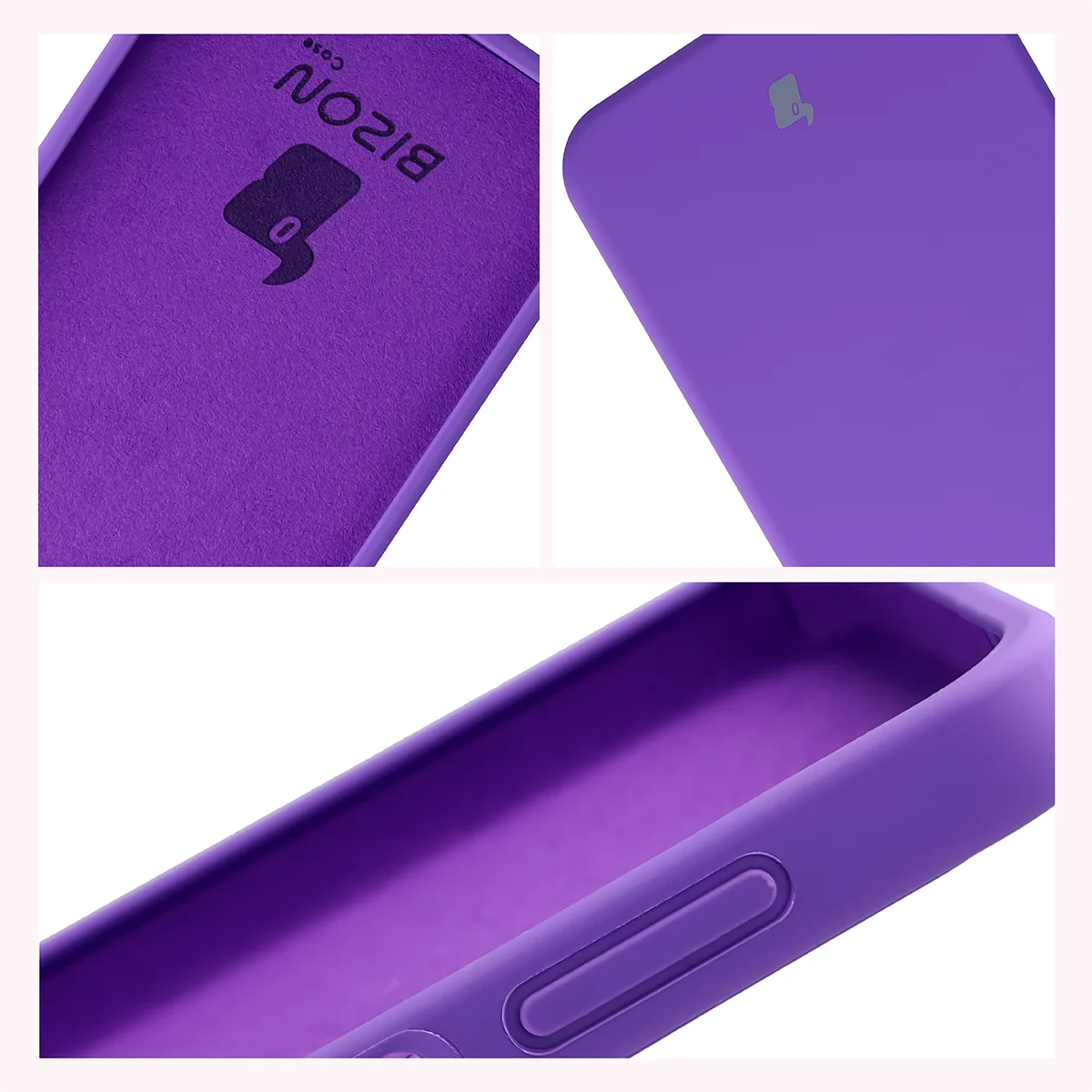 Silikon Handyhülle für Galaxy A27 5G, Bizon Soft Case, Violett