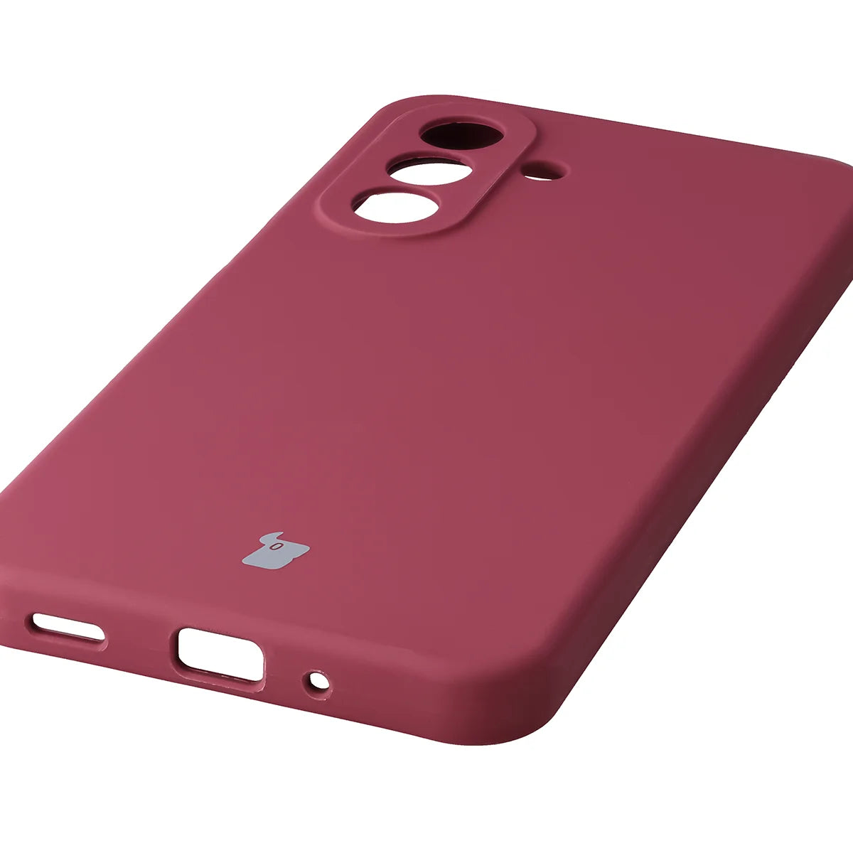 Silikon Handyhülle für Galaxy A27 5G, Bizon Soft Case, Pflaumenfarbe