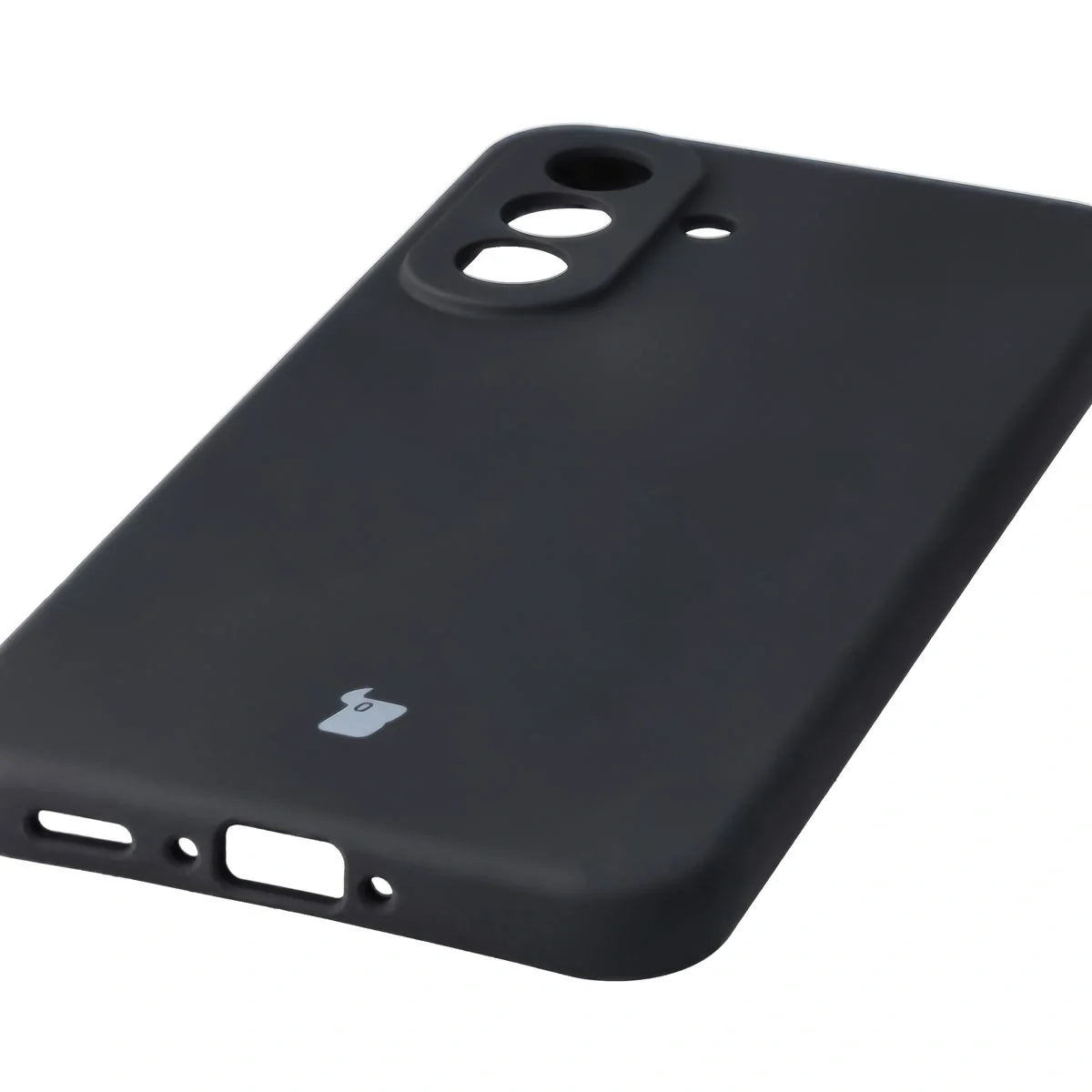 Silikon Handyhülle für Galaxy A37 5G, Bizon Soft Case, Schwarz