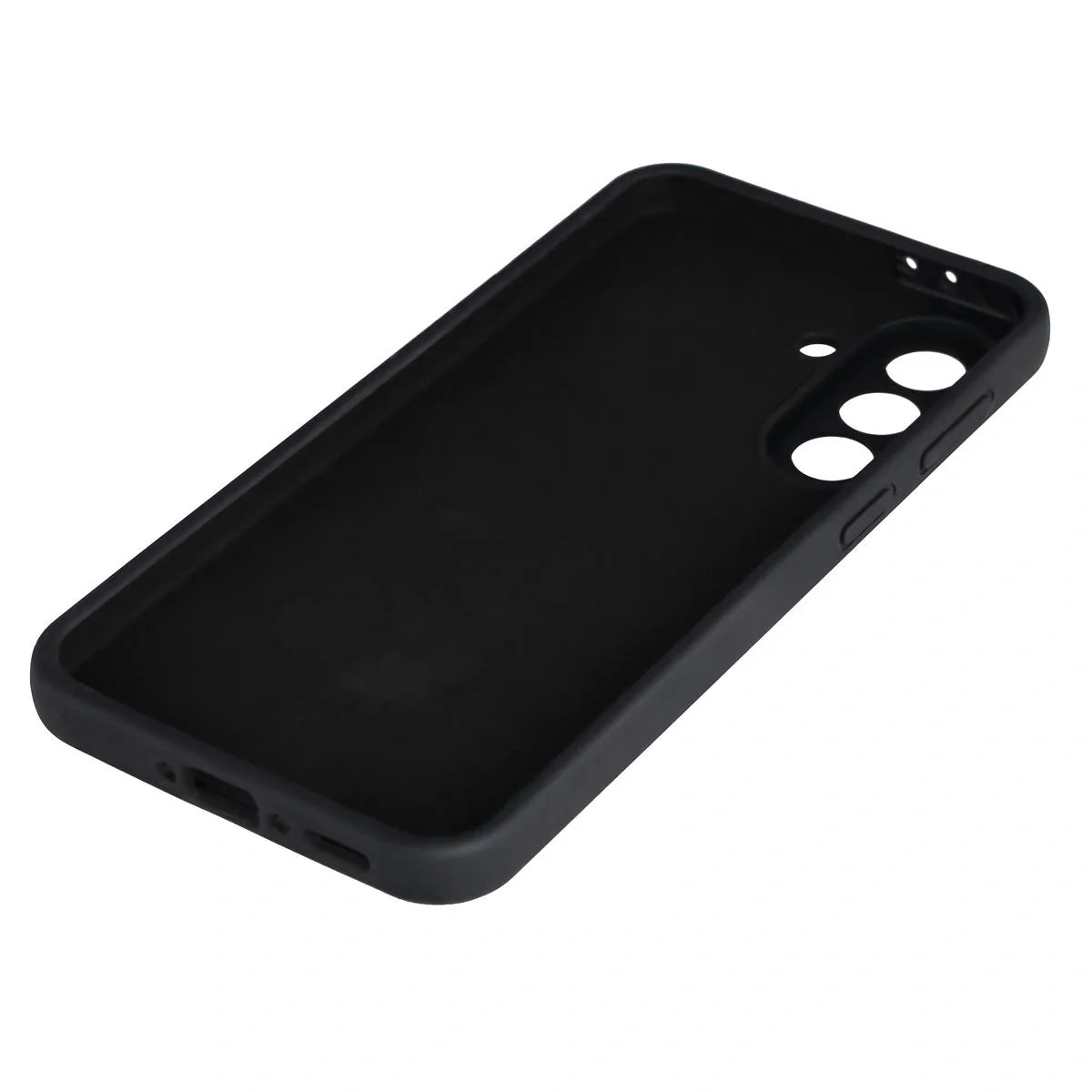 Silikon Handyhülle für Galaxy A37 5G, Bizon Soft Case, Schwarz