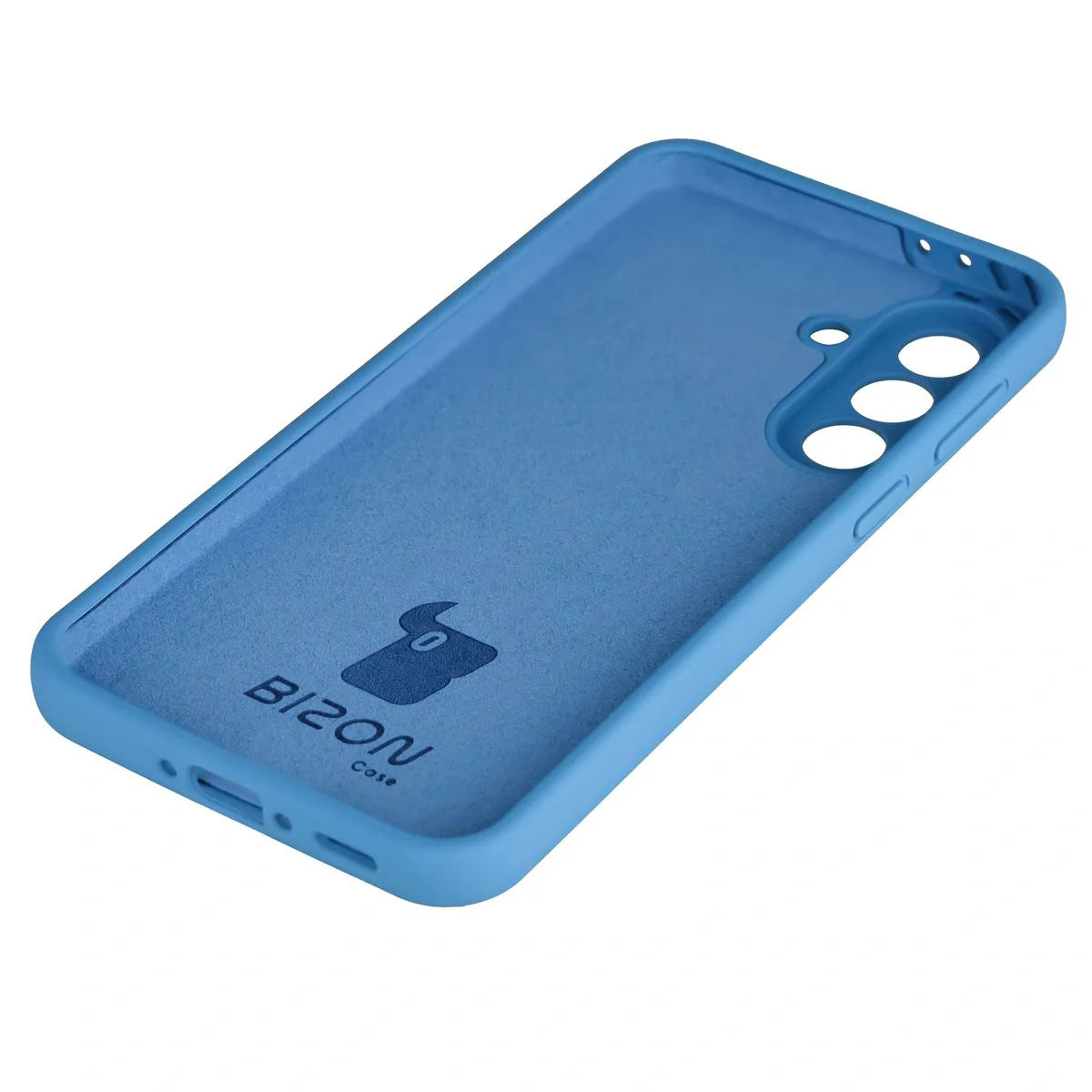 Silikon Handyhülle für Galaxy A37 5G, Bizon Soft Case, Blau