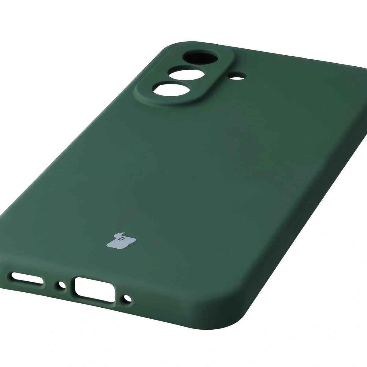 Silikon Handyhülle für Galaxy A37 5G, Bizon Soft Case, Dunkelgrün