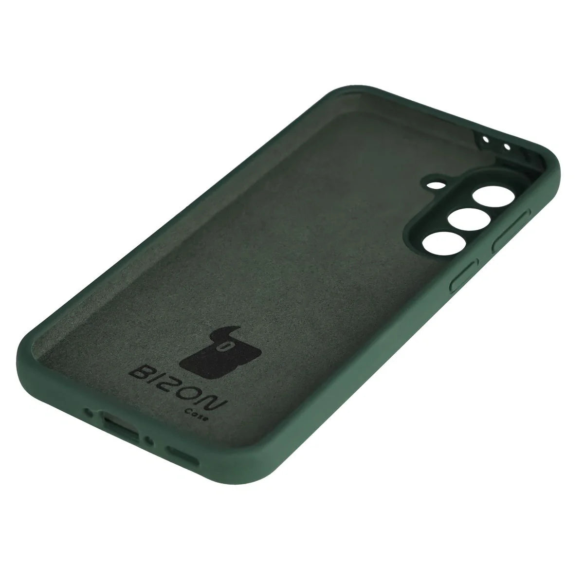 Silikon Handyhülle für Galaxy A37 5G, Bizon Soft Case, Dunkelgrün