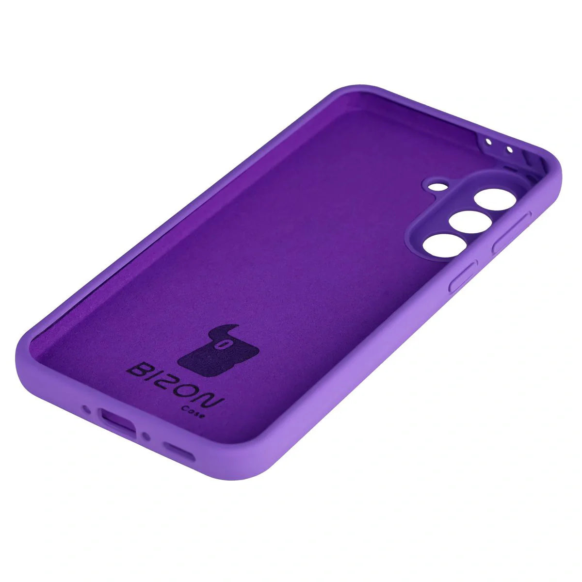 Silikon Handyhülle für Galaxy A37 5G, Bizon Soft Case, Violett