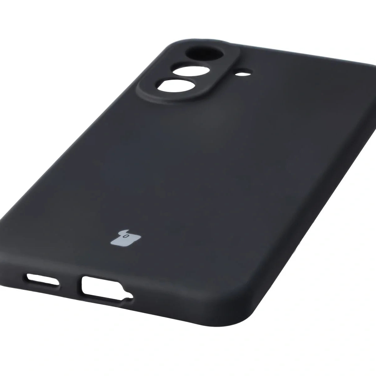 Silikon Handyhülle für Galaxy A57 5G, Bizon Soft Case, Schwarz