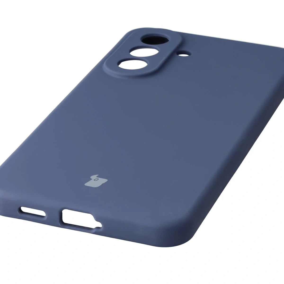 Silikon Handyhülle für Galaxy A57 5G, Bizon Soft Case, Dunkelblau